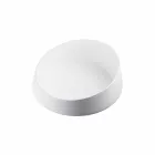 Lavabo freestanding da appoggio in Solid Surface fatto in Italia,Dongo Viadurini