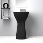 Lavabo freestanding in ceramica moderno realizzato in Italia, Firmino Viadurini