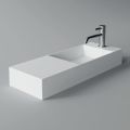 Lavabo in Ceramica Bianca o Colorata Made in Italy dal Design Moderno - Act
