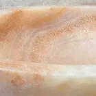 Lavabo in pietra naturale da appoggio Ana di design, fatto a mano Viadurini