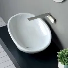 Lavabo madreperla da appoggio di moderno design made Italy Glossy Viadurini
