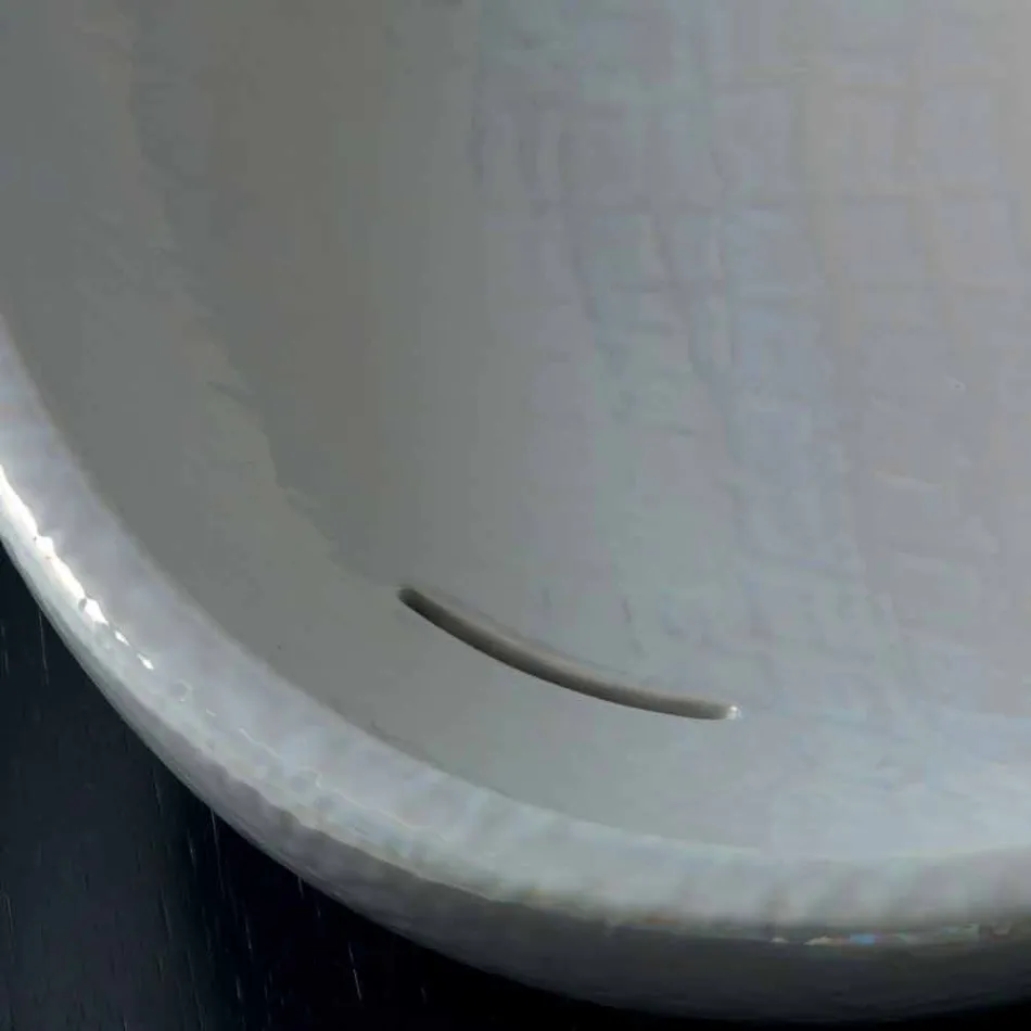 Lavabo madreperla da appoggio di moderno design made Italy Glossy Viadurini