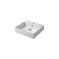 Lavabo Monoforo da Appoggio o Parete in Ceramica Colarata Leivi