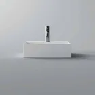 Lavabo Quadrato o Rettangolare di Design Moderno in Ceramica Made in Italy - Act Viadurini