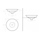 Lavabo Semincasso in Fire Clay in Diverse Finiture Made in italy - Capatosta Viadurini