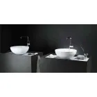 Lavandino circolare da appoggio freestanding made in Italy, Donnas Viadurini