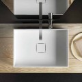 Lavandino di moderno design da appoggio fatto in Italia, Lavis