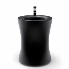 Lavandino freestanding a colonna moderno prodotto in Italia, Siracusa Viadurini