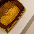 Lavavo da appoggio di design in ceramica bronzo made in Italy Simon Viadurini