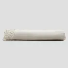 Lenzuolo Letto Matrimoniale in Lino con Pizzo Poema, 3 Finiture - Dulcis Viadurini