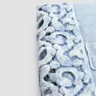 Lenzuolo Letto Matrimoniale in Lino con Pizzo Poema, 3 Finiture - Dulcis Viadurini