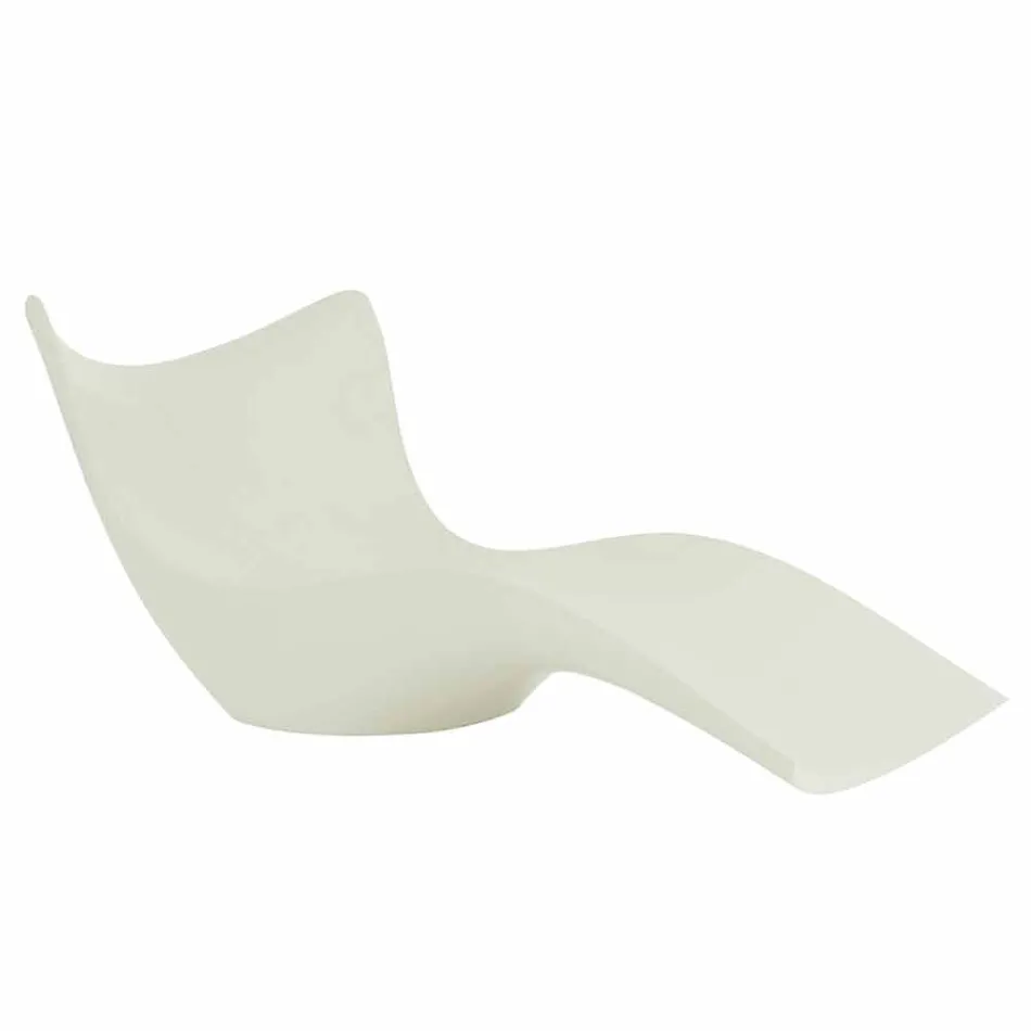 Lettino da giardino Surf by Vondom, design moderno in polietilene Viadurini