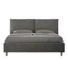 Letto 160x200 cm Testata con Cuscinatura in Microfibra Made in Italy - Olimpiadi Viadurini