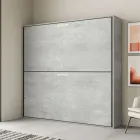 Letto a Castello a Scomparsa Orizzontale Made in Italy - Collaborativo Viadurini