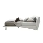 Letto Imbottito Matrimoniale in Ecopelle o Tessuto Made in Italy – Armonica Viadurini