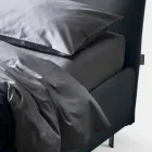 Letto Matrimoniale 160x190 con Inserti Trapuntati a Doghe Larghe - Fresche Viadurini