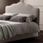 Letto Matrimoniale 160x190 con Testata a Balza Perimetrale Made in Italy - Riposo Viadurini