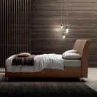 Letto Matrimoniale 160x190 con Testata Curva e di Importante Spessore - Magie Viadurini