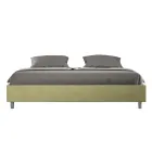 Letto Matrimoniale 180x200 cm Rivestito in Microfibra Made in Italy - Atleta Viadurini