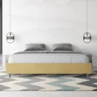Letto Matrimoniale 180x200 cm Rivestito in Microfibra Made in Italy - Atleta Viadurini