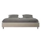 Letto Matrimoniale 190x200 cm Rivestito in Microfibra Made in Italy - Atleta Viadurini