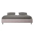 Letto Matrimoniale 190x200 cm Rivestito in Microfibra Made in Italy - Atleta Viadurini