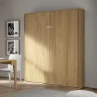 Letto Matrimoniale a Scomparsa Verticale in Diverse Finiture - Magicompare Viadurini