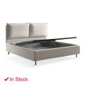 Letto Matrimoniale con Box Contenitore Realizzato in Italia - Ernesta