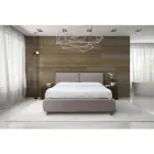 Letto Matrimoniale con Contenitore Opzionale e Piedini Made in Italy - Birba Viadurini