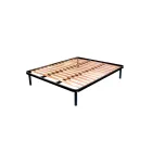 Letto Matrimoniale con Pediera Coordinata in Ferro Made in Italy - Penny Viadurini