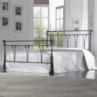 Letto Matrimoniale con Pediera in Diverse Finiture Made in Italy - Finitura Viadurini