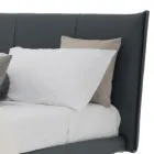 Letto Matrimoniale Design di Lusso in Ecopelle o Tessuto Made in Italy – Generus Viadurini