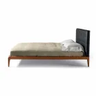 Letto matrimoniale di design con testata imbottita Leilo, 160x200 cm Viadurini