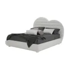 Letto Matrimoniale di Lusso con Box e Swarovski Made in Italy – Cuoricino Viadurini
