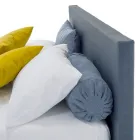 Letto Matrimoniale di Lusso in Ecopelle o Tessuto con Box Made in Italy – Nuvola Viadurini