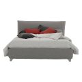 Letto Matrimoniale Imbottito con Box, Tessuto o Ecopelle Made in Italy – Lardino