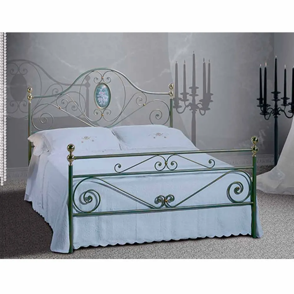 Letto Matrimoniale in Ferro Battuto Altea Viadurini