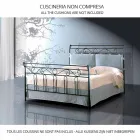Letto Matrimoniale in Ferro Battuto Garofano Viadurini