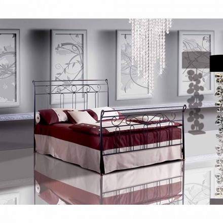 Letto Matrimoniale in Ferro Battuto Garofano Viadurini