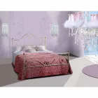 Letto Matrimoniale in Ferro Battuto Gea Viadurini