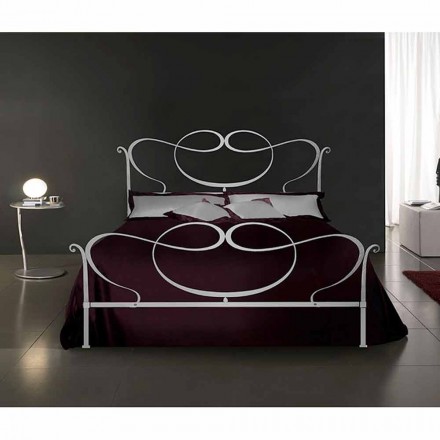Letto Matrimoniale in Ferro Battuto Rubino Viadurini