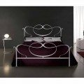Letto Matrimoniale in Ferro Battuto Rubino
