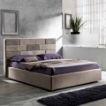 Letto matrimoniale moderno con box contenitore 160x190/200 cm Gin