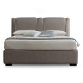 Letto Matrimoniale Moderno con Box in Pelle Ignifuga - Ania