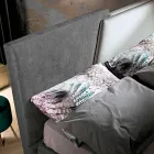 Letto Matrimoniale Moderno Imbottito Design Trapuntato o Liscio - Aftamo Viadurini