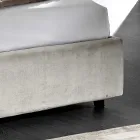 Letto Matrimoniale Moderno Imbottito Design Trapuntato o Liscio - Aftamo Viadurini