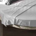 Letto Matrimoniale Rotondo Moderno con Testiera Angolare Made in Italy - Tima Viadurini