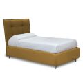 Letto Singolo Imbottito con Contenitore Opzionale Made in Italy - Akira