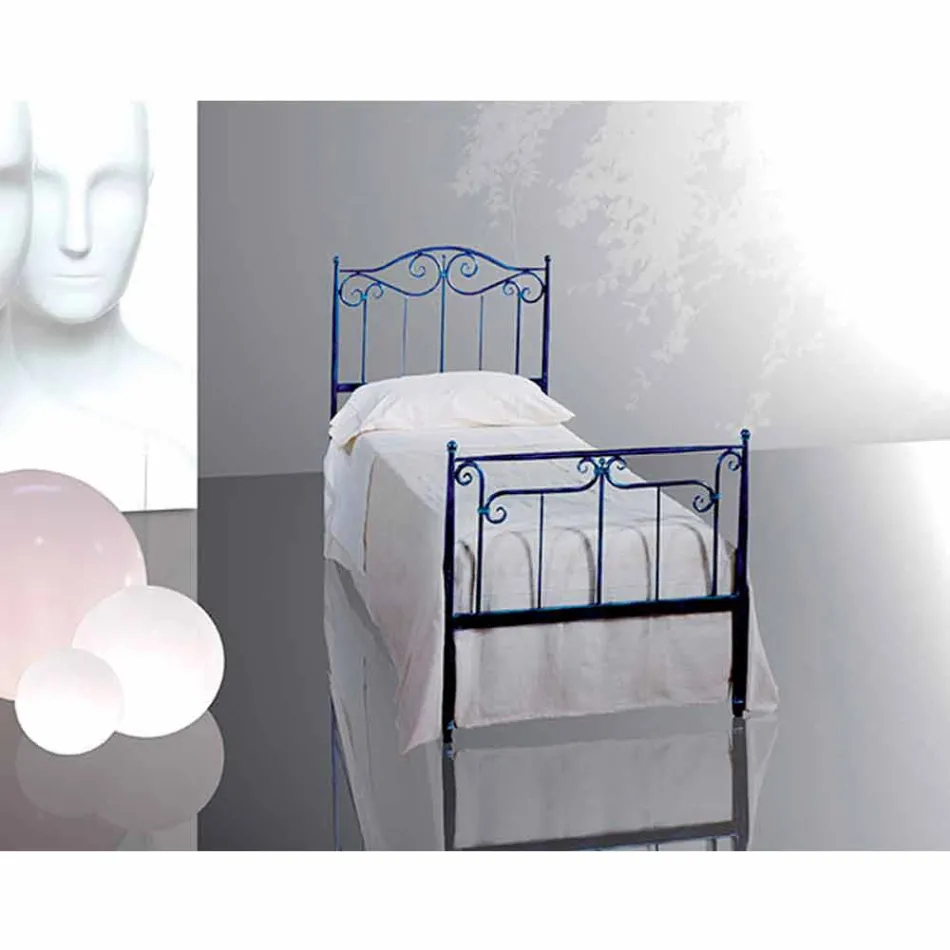 Letto Singolo in Ferro Battuto Auriga Viadurini