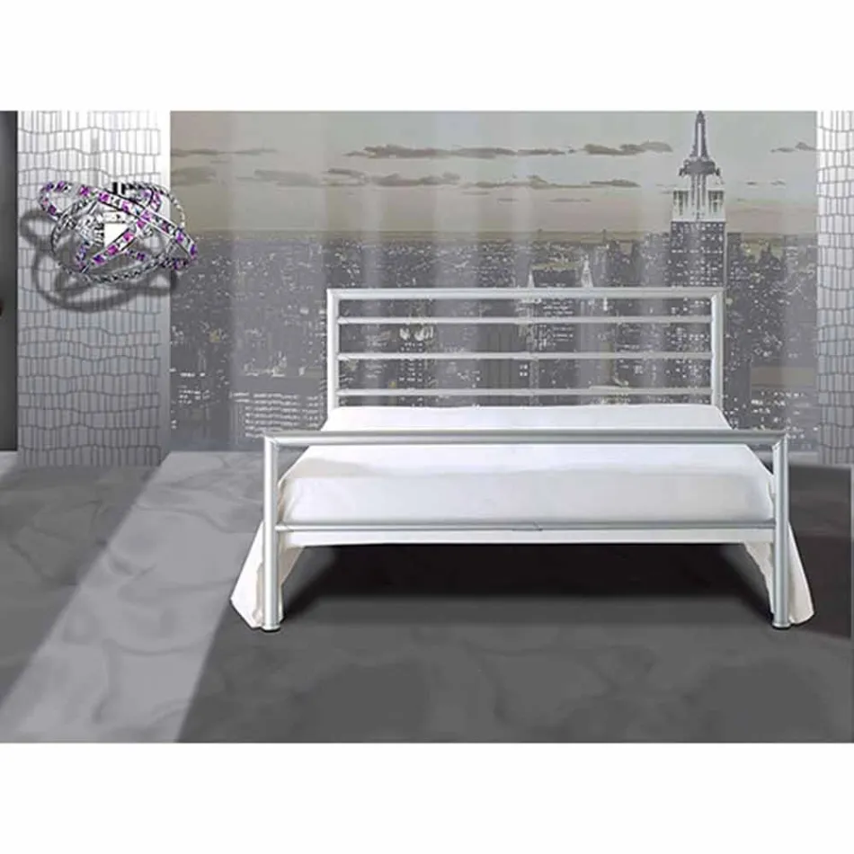 Letto Singolo in Ferro Battuto Dioniso Viadurini